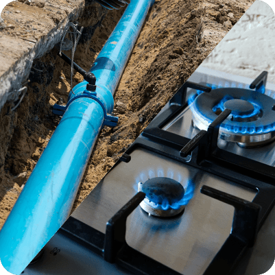 Water Line, Sewer Line, Gas Line Protection